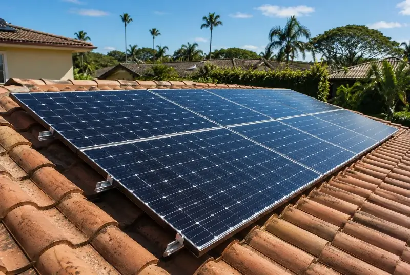 Installation de panneaux solaires à Saint-Augustin
